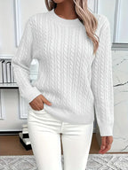 Becky | Pull en Tricot à Câbles
