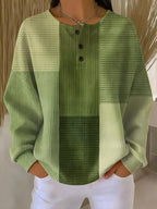 Soléane | Henley en tricot gaufré confortable