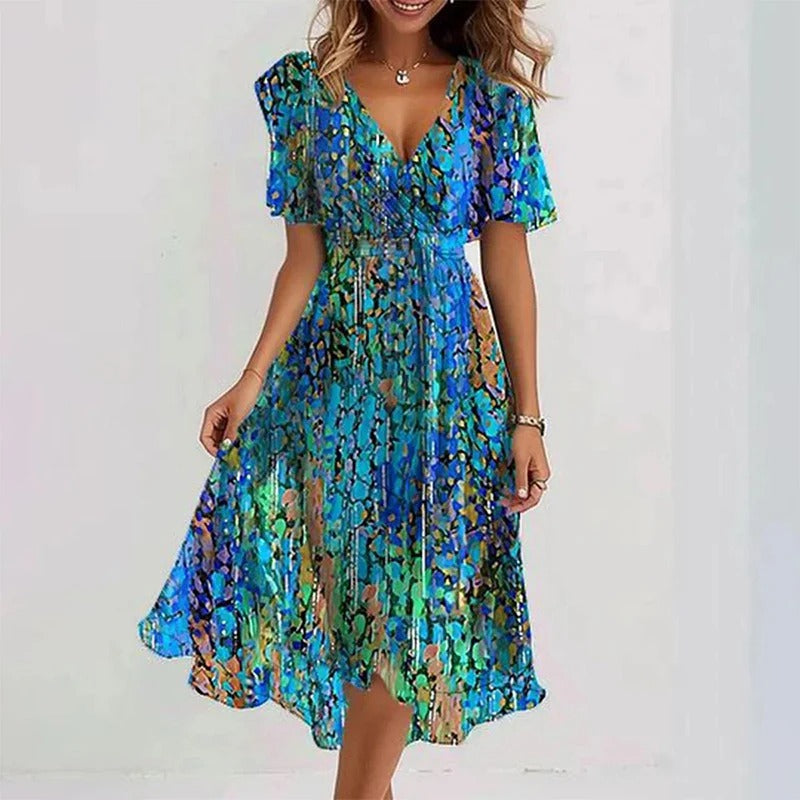 Yara - Robe Florale Élégante